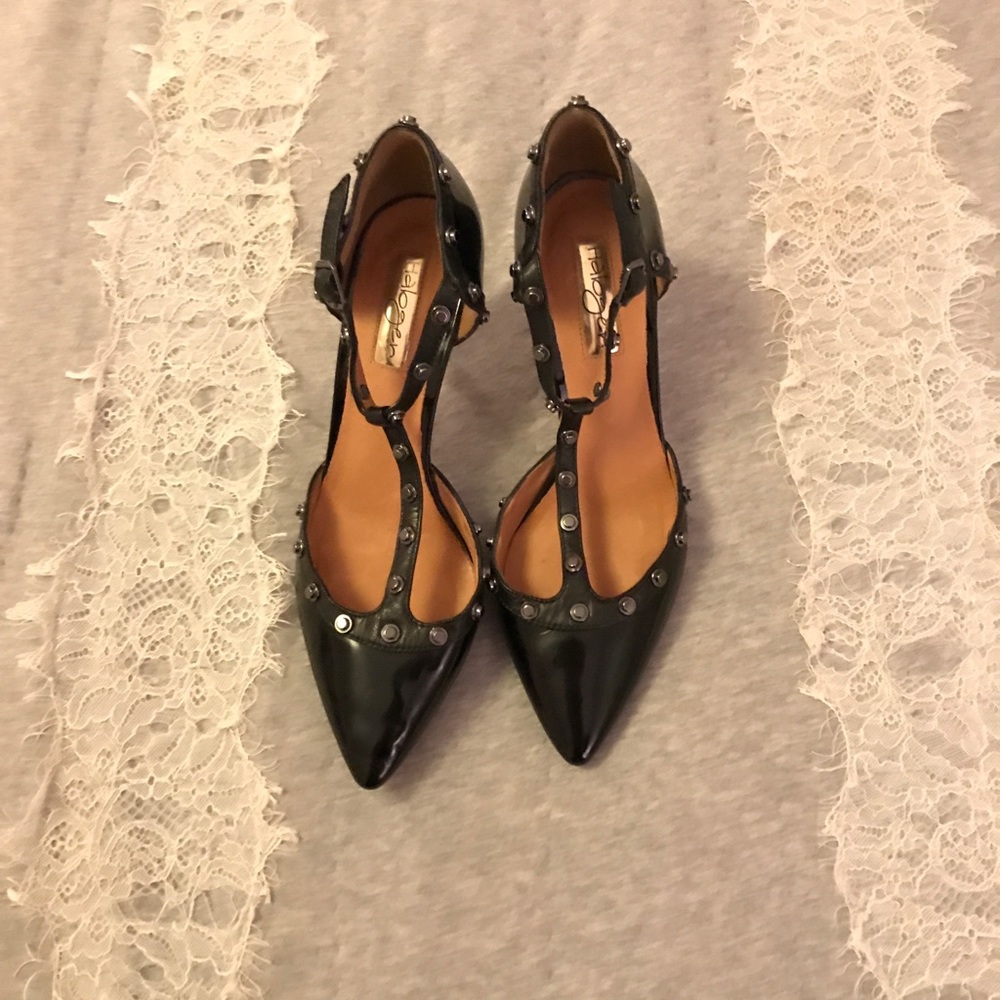 Halogen “Martine” Studded T-Strap Pump